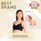 Bmama Super Soft Latex Lace Wireless Nursing Bra (Beige)