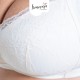 Bmama Premium Green Tea Lace Top Open Nursing Bra (Champagne)