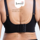 Bmama Premium Green Tea Lace Top Open Nursing Bra (Black)