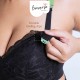 Bmama Plus Size 2-Tone Green Tea Lace Top Open Nursing Bra (Black)