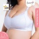 Bmama Premium Green Tea Lace Top Open Nursing Bra (Purple)