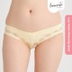 V-Shaped Low Waist Maternity Hygiene Panties (Yellow)