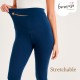 Bmama Slim Fit Stretchable High waist Maternity Legging (Blue)
