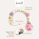 Bmama Lolli Beach Wood Pacifier Clips