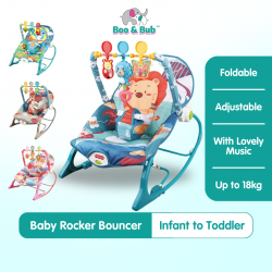Baby bouncer baby rocker baby swing chair safety belt baby bouncer chair baby rocker bouncer kerusi buaian 婴儿搖椅