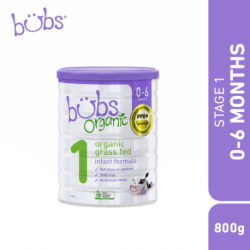 Bubs Organic® Grass Fed Infant Formula Stage 1 800g