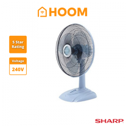 Hoom Sharp Table Fan 16" PJT16 Series (Grey)