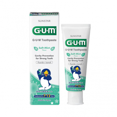 GUM Toothpaste Soft Mint For 7- 12 Years 70g