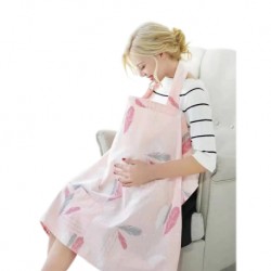 Earth Bebe Stylish Nursing Cover (Pink Feather)