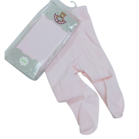 Earth Bebe Baby Leggings with Feet - Pink (EB-T09003)