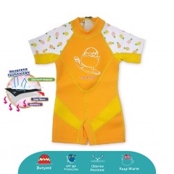 Cheekaaboo Kiddies Suit Thermal Swimsuit - Pineapple (Summer Paradise)