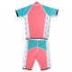 Cheekaaboo Twinwets Thermal Swimsuit - Flamingo (Summer Paradise)