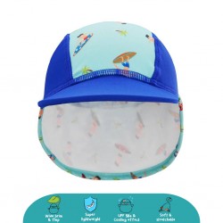 Cheekaaboo Legionnaire Hat (Surfer)- Summer Paradise