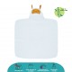 Cheekaaboo Premium Bamboo Hooded Towel - White / Sheep (Newborn - 6 Years)