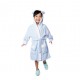 Cheekaaboo Kids Premium Bamboo Embroidery Bathrobe - Blue Bear (3 - 8 yrs)