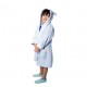 Cheekaaboo Kids Premium Bamboo Embroidery Bathrobe - Blue Bear (3 - 8 yrs)