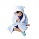 Cheekaaboo Kids Premium Bamboo Embroidery Bathrobe - Blue Bear (3 - 8 yrs)