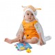 Cheekaaboo Premium Bamboo Hooded Towel - White / Sheep (Newborn - 6 Years)