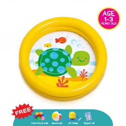 Cheekaaboo Intex Baby Outdoor Mini Turtle Swimming Pool, Children Intex Swimming Pool