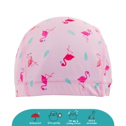 Cheekaaboo Protective Waterproof Swim Cap - Flamingo (2-8 years) - Summer Paradise