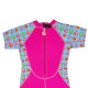 Cheekaaboo Kiddies Suit Thermal Swimsuit - Pink Monster (Monster Family)