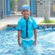 Cheekaaboo Twinwets Thermal Swimsuit - Blue Monster (Monster Family)