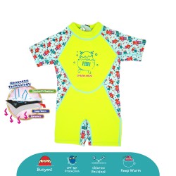 Cheekaaboo Kiddies Suit Thermal Swimsuit - Robot (Robot Collection)