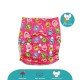 Cheekaaboo 2-in-1 Reusable Swim Diaper / Cloth Diaper - Pink Monster (6-36 months) - Monster Family