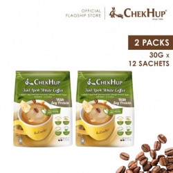 Chek Hup Ipoh White Coffee With Soy Protein (30g x 12s) [Bundle of 2]