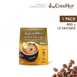Chek Hup 3 in 1 Ipoh White Coffee (Rich) (40g x 12 sachets)