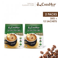Chek Hup 3 in 1 Ipoh White Coffee Less Sweet (35g x 12s) [Bundle of 2]