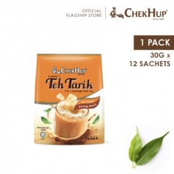 Chek Hup Teh Tarik 3 in 1 (Less Sweet) (30g x 12 sachets)