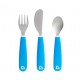 Munchkin Splash Toddler Fork, Knife & Spoon Set (Assorted Color)