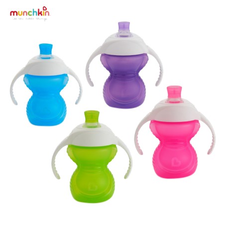 Munchkin Click Lock Bite Proof Trainer Cup 7oz (Assorted Colors)