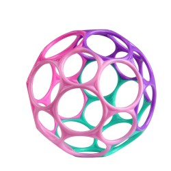 Oball Classic Rattle (Pink/Purple)