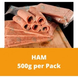 CN Frozen Ham 500g per Pack (Sold per Pack) CN Frozen Frozen Pork Non Halal Bacon