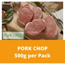 CN Frozen Pork Chop 500g per Pack CN Frozen Pork Meat Non Halal Pork Fillet