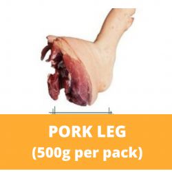 CN Frozen Pork Leg 500g/pack (Sold per Pack)