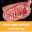CN Frozen Pork Ribs Import (Sold per Kg)