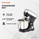 Corvan Stand Mixer M47 4.7L (Ultra-quiet Operation) 