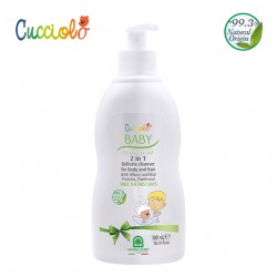 Baby Cucciolo 2 in 1 Delicate Cleanser For Body & Hair (300ml)