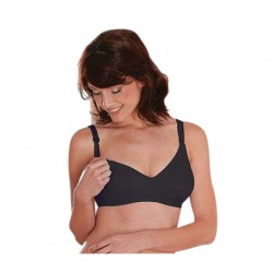 Emma-Jane Nursing Bra 411 in Black Smooth