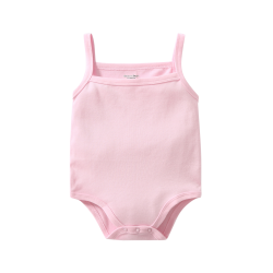 Akarana Baby Spaghetti Strap Bodysuit Baby Romper (12-18M Pink)