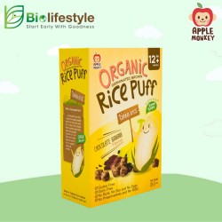 Apple Monkey Organic Rice Puff 30g - Chocolate Banana