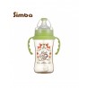 Simba Dorothy Wonderland PPSU Bottle[Handle+Auto Straw]-Wide Neck 270ml-Pink