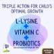 Dale & Cecil Miwacare Lysine+ Lysine with Vitamin C + Probiotics Kids Age 1 and above (1 box x 10 sachets)