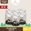 (Newest Batch) ECO Plant Protein (Black Soy) Hydrolysed Protein Blend (700g x 6 Canister)