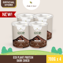 (Newest Batch) ECO Plant Protein (Dark Choco) Hydrolysed Protein Blend (700g x 4 Canister)