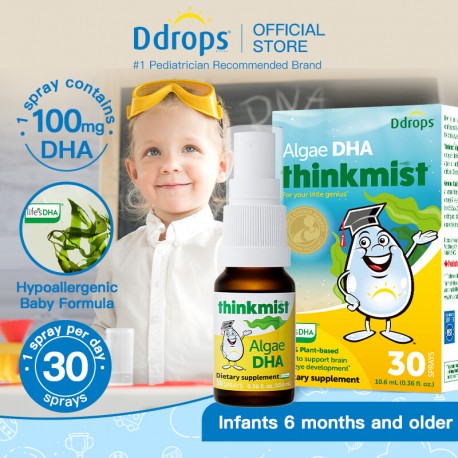 Ddrops Liquid Organic Vitamin D3 400 IU - Baby Vitamin D for Teeth and Bone Development, Preservative-Free, 2.5ml