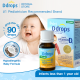 Ddrops Liquid Organic Vitamin D3 400 IU - Baby Vitamin D for Teeth and Bone Development, Preservative-Free, 2.5ml